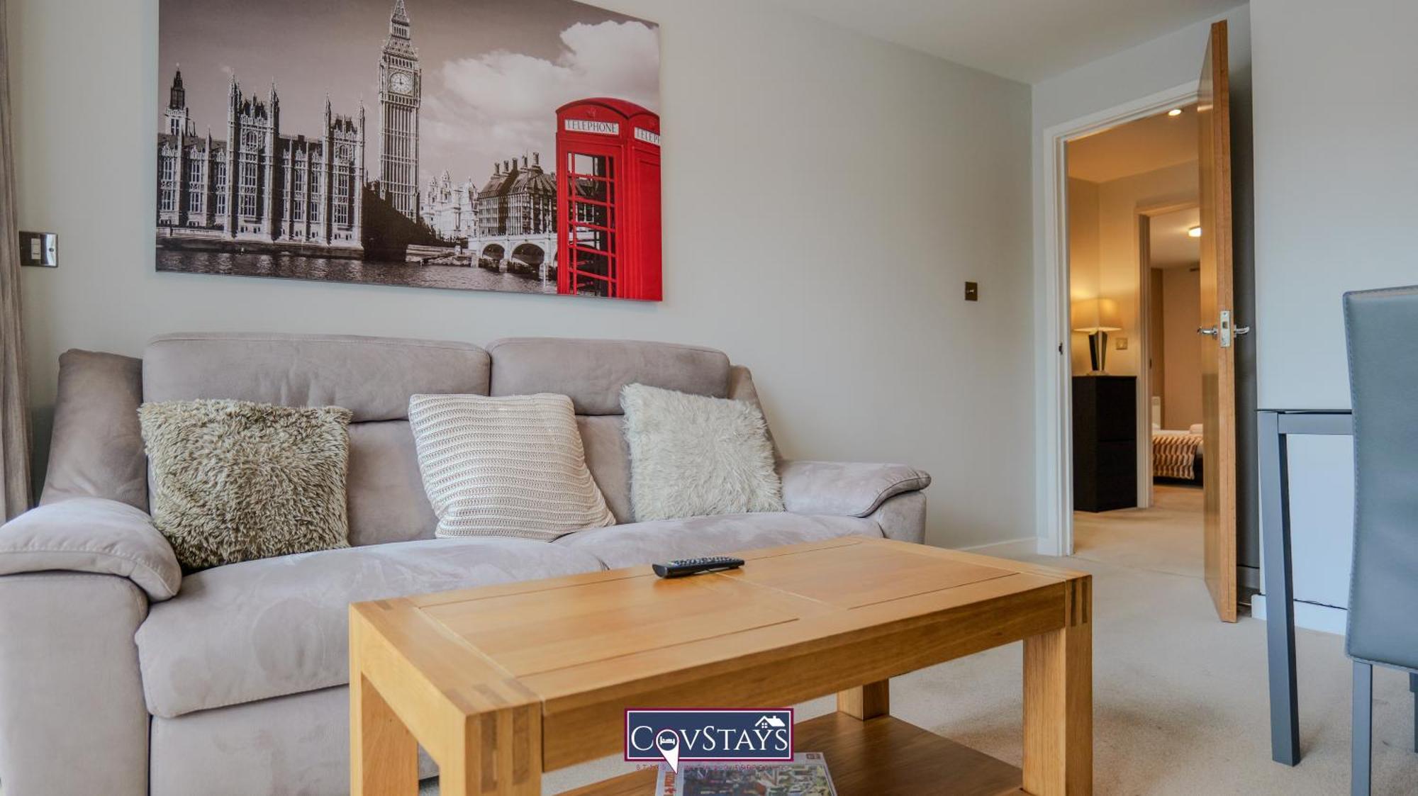 Apartment Triumph House - 3-bed 2-bath In Centre By Covstays Coventry